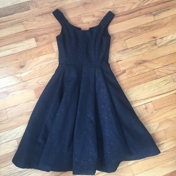 White House Black Market Lace Fit-And-Flare Dress - Picture 8 of 8